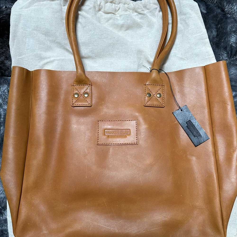 Parker Clay- Merkato Signature Tote-SOLD OUT- Rusty Brown—orig $248